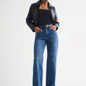 Abercrombie 90s Relaxed Cuffed Hem Jeans